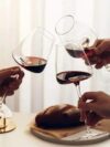 Convex Bottom Handmade Red Wine Glass