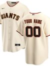 San Francisco Giants Nike Home Replica Custom Jersey - Cream