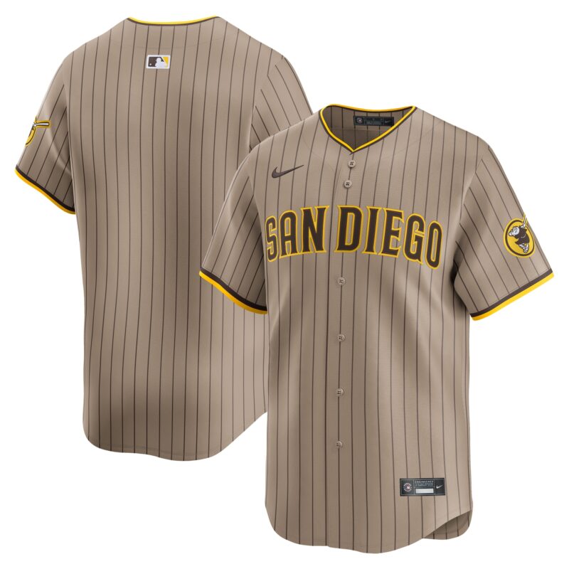 San Diego Padres Nike Alternate Limited Jersey?? Khaki