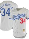 Fernando Valenzuela Los Angeles Dodgers Mitchell & Ness Road 1981 Cooperstown Collection Authentic Jersey - Gray