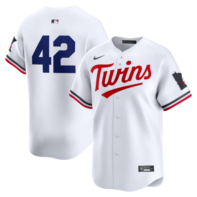 Minnesota Twins Nike 2024 Jackie Robinson Day Home Limited Jersey?? White