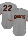 Will Clark San Francisco Giants Mitchell & Ness Youth Cooperstown Collection?Mesh Batting Practice Jersey - Gray