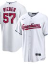 Shane Bieber Cleveland Guardians Nike Replica Player Jersey - White