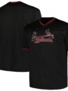 St. Louis Cardinals Profile Big & Tall Pop Fashion Jersey - Black