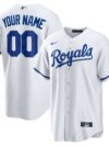 Kansas City Royals Nike Replica Custom Jersey - White