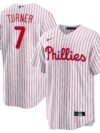 Trea Turner Philadelphia Phillies Nike Home Replica Player Jersey - White