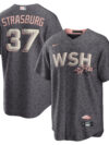 Stephen Strasburg Washington Nationals Nike City Connect Replica Player Jersey - Charcoal