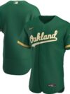 Oakland Athletics Nike Authentic Team Jersey - Kelly Green