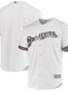 Milwaukee Brewers Majestic Team Official Jersey - White