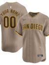 San Diego Padres Nike Alternate Limited Custom Jersey?? Khaki