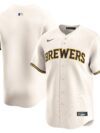 Milwaukee Brewers Nike Youth Home Limited Jersey - Cream