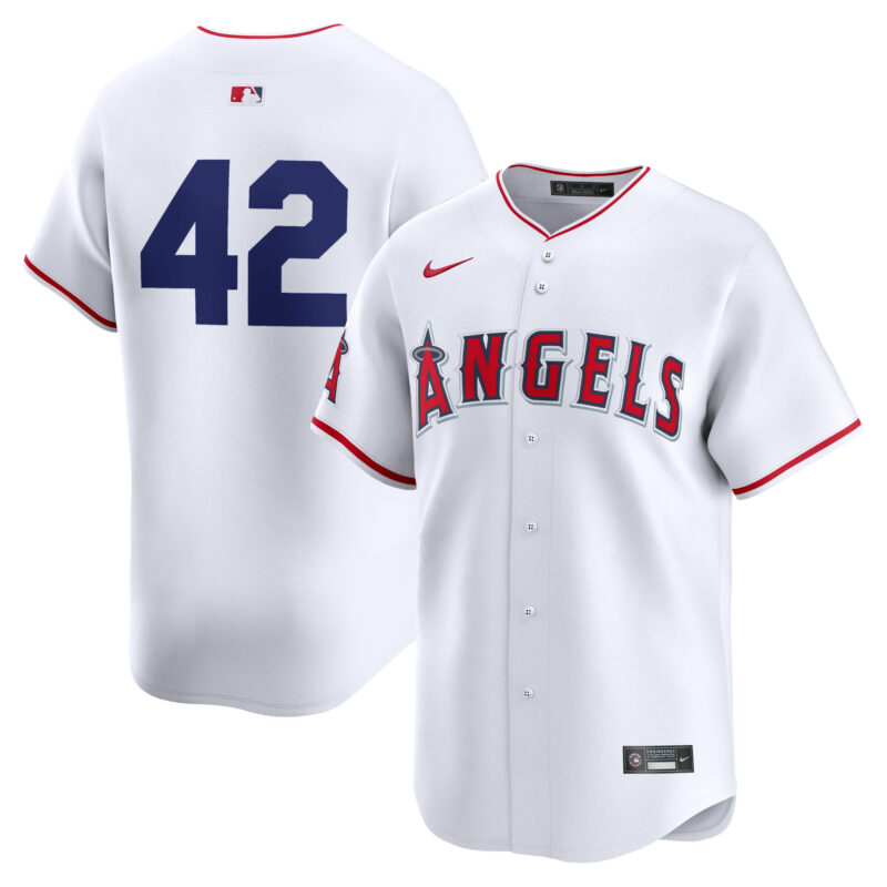 Los Angeles Angels Nike 2024 Jackie Robinson Day Home Limited Jersey?? White