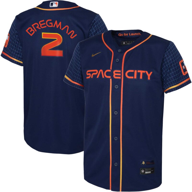 Alex Bregman Houston Astros Nike Toddler City Connect Replica Player Jersey - Navy