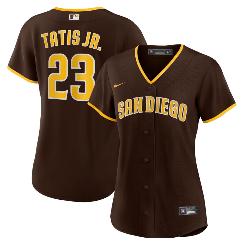 Fernando Tat?s Jr. San Diego Padres Nike Women's Road Replica Player Jersey - Brown