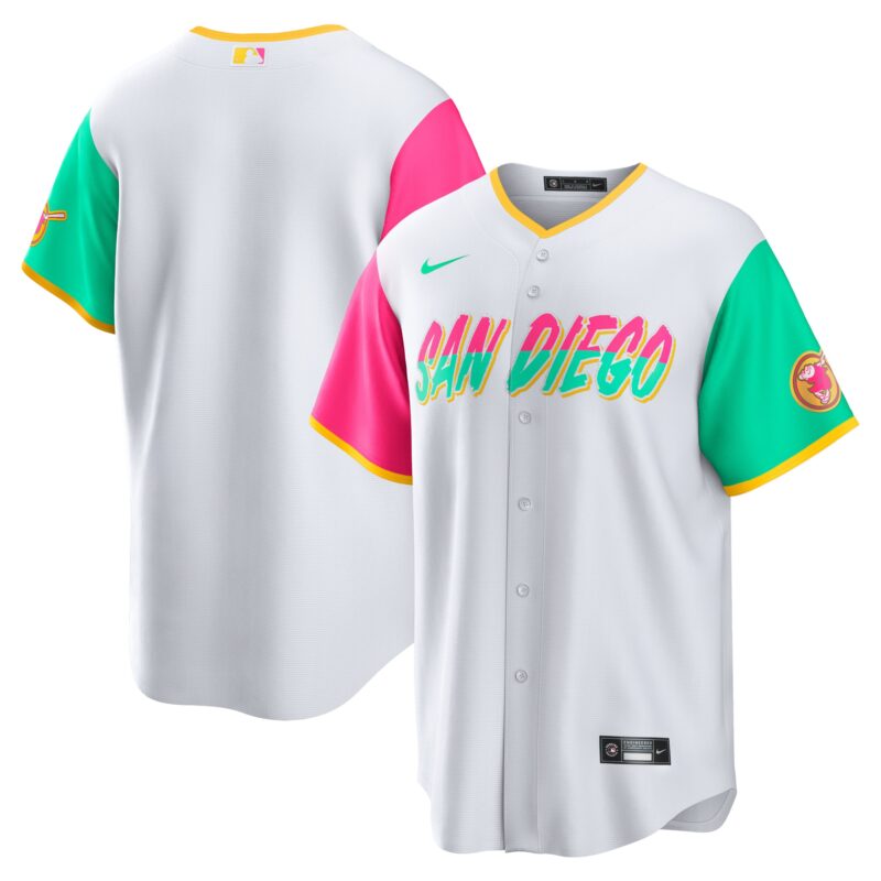 San Diego Padres Nike City Connect Replica Team Jersey - White