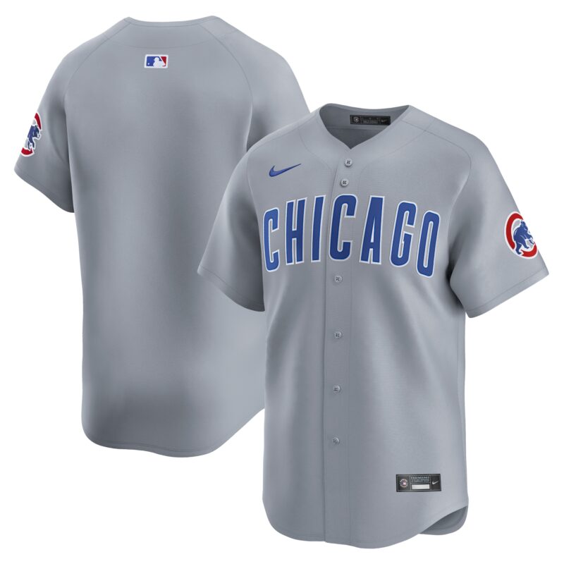 Chicago Cubs Nike Road Limited Jersey?? Gray