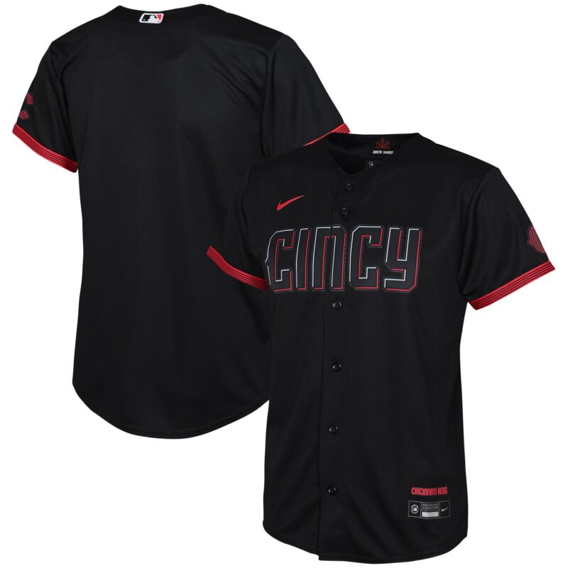 Cincinnati Reds Nike Toddler City Connect Replica Jersey - Black
