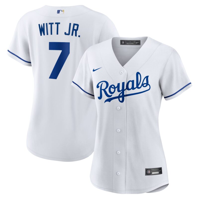 Bobby Witt Jr. Kansas City Royals Nike Women's Home Replica Player Jersey - White