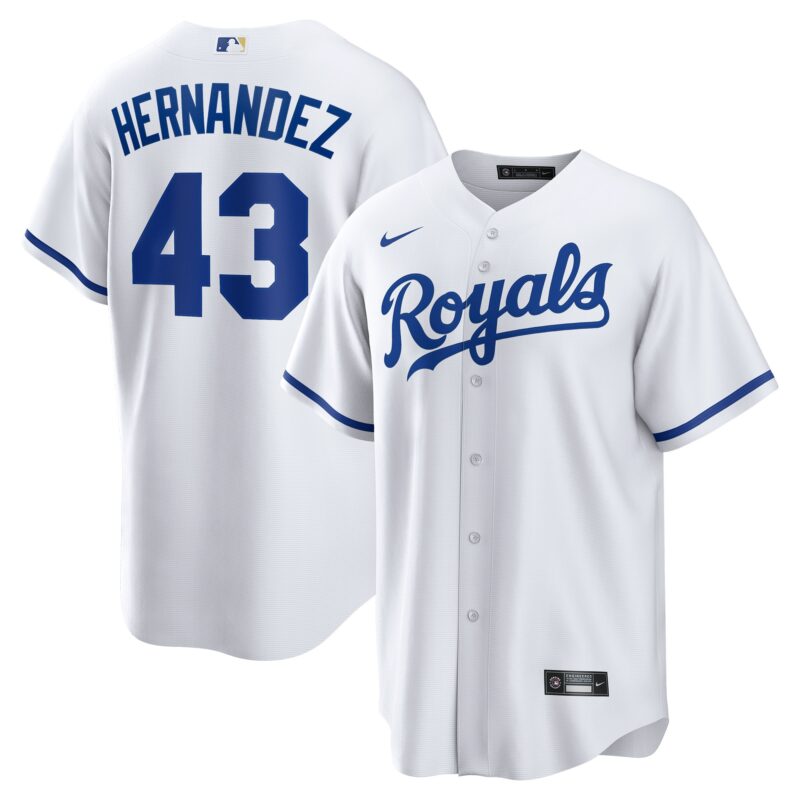 Carlos Hern?ndez Kansas City Royals Nike Home Replica Player Jersey - White