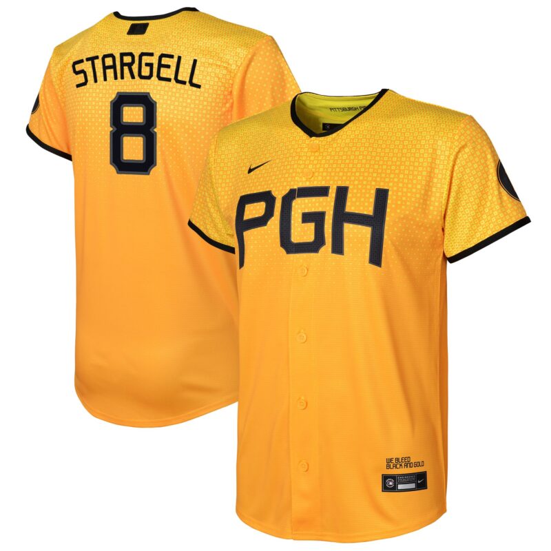 Willie Stargell Pittsburgh Pirates Nike Youth City Connect Replica Player Jersey - Gold