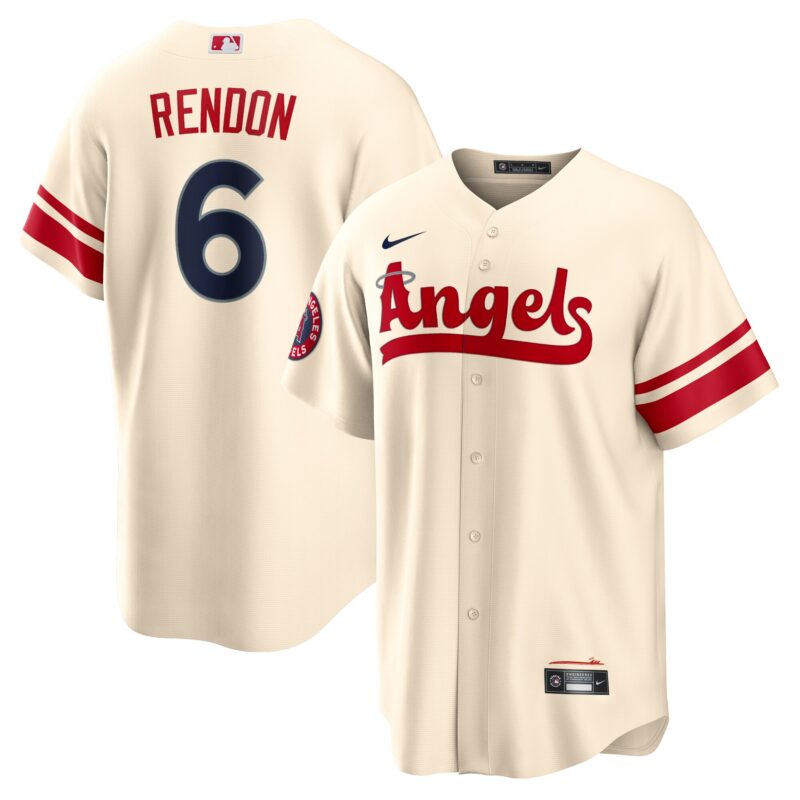 Anthony Rendon Los Angeles Angels Nike City Connect Replica Player Jersey - Cream