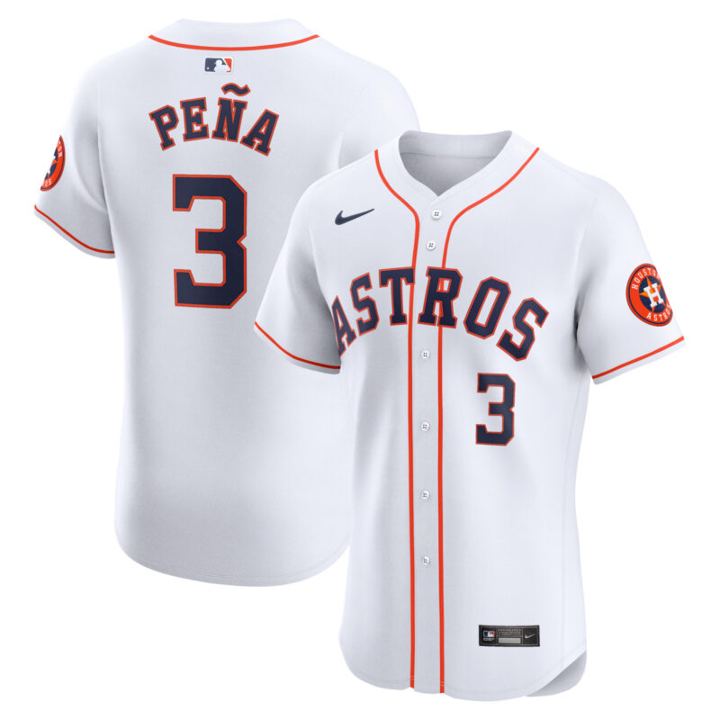 Jeremy Pe?a Houston Astros Nike Home Elite Player Jersey - White