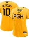Bryan Reynolds Pittsburgh Pirates Nike Women's City Connect Replica Player Jersey - Gold