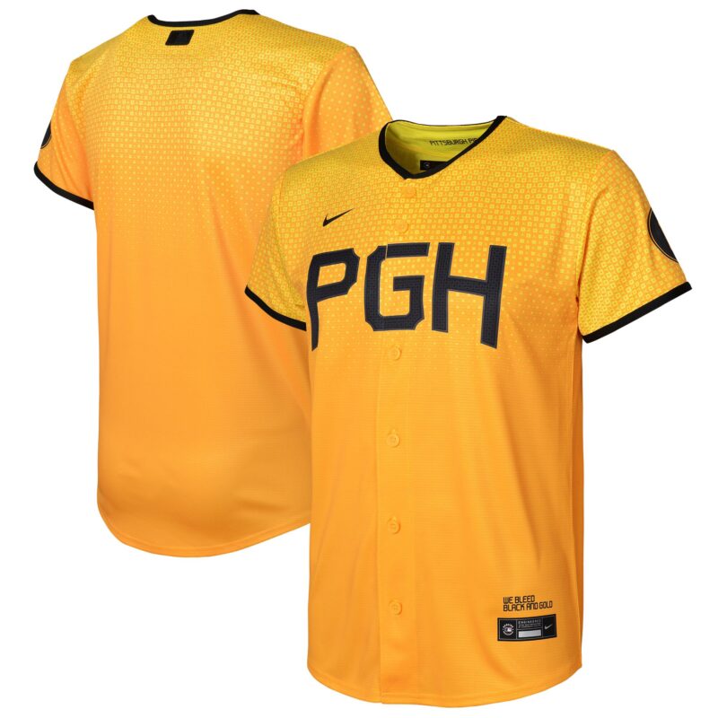 Pittsburgh Pirates Nike Toddler City Connect Replica Jersey - Gold