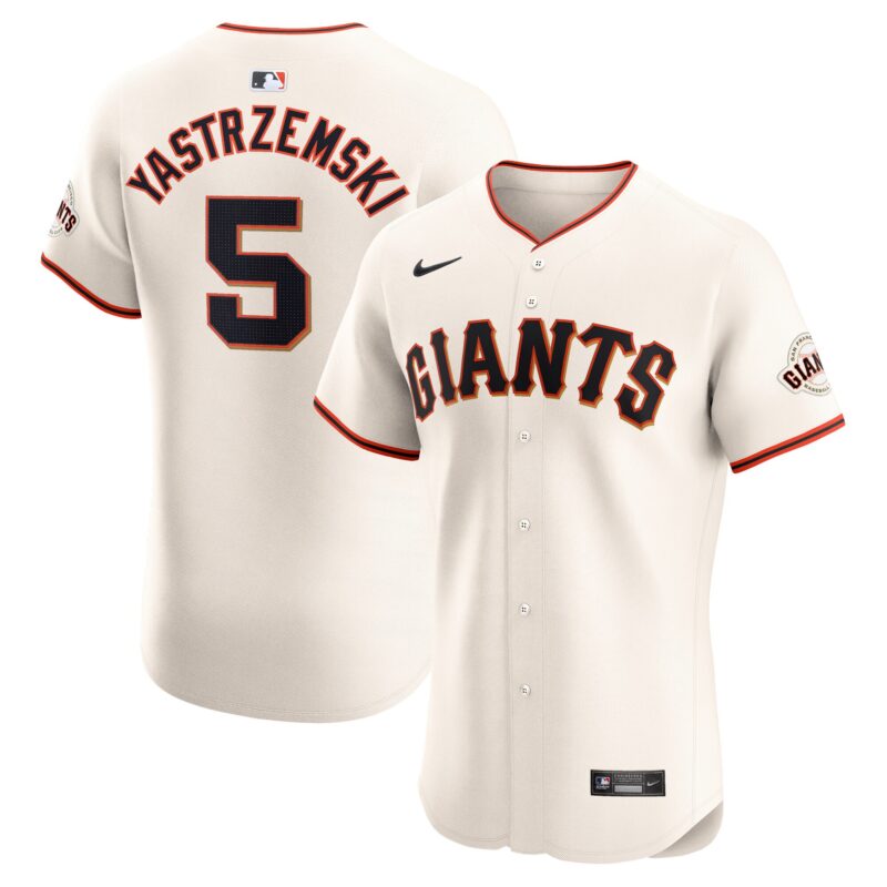 Mike Yastrzemski San Francisco Giants Nike Home Elite Player Jersey - Cream