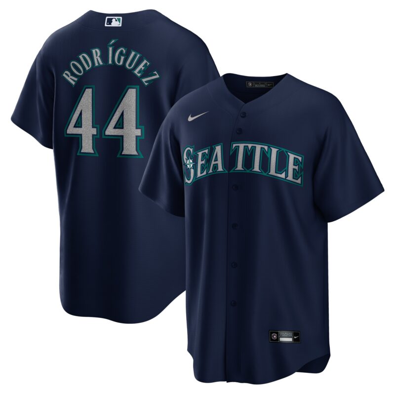 Julio Rodriguez Seattle Mariners Nike Official Replica Player Jersey - Navy
