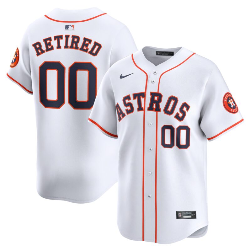 Houston Astros Nike Home Limited Pick-A-Player Retired Roster Jersey - White