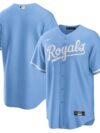 Kansas City Royals Nike Alternate Replica Team Logo Jersey - Light Blue