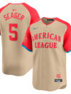 Corey Seager American League Nike 2024 MLB All-Star Game Limited Player Jersey - Cream