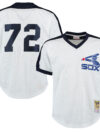 Carlton Fisk Chicago White Sox Mitchell & Ness Cooperstown Mesh Batting Practice Jersey - White