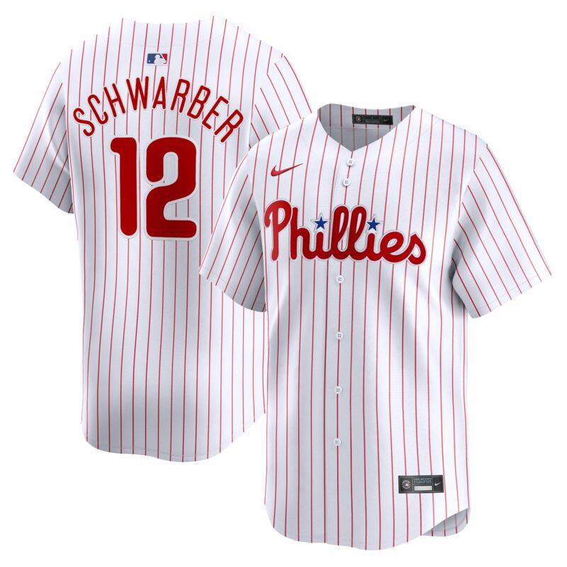 Kyle Schwarber Philadelphia Phillies Nike Home Limited Player Jersey - White
