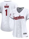 Cleveland Guardians Nike Women's #1 Mom Home Limited Jersey - White