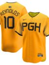 Bryan Reynolds Pittsburgh Pirates Nike City Connect Limited Player Jersey - Gold
