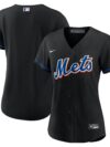 New York Mets Nike Women's 2022 Alternate Replica Team Jersey - Black