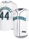 Julio Rodr?guez Seattle Mariners Nike Youth Home Replica Player Jersey - White