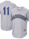 Edgar Martinez Seattle Mariners Mitchell & Ness Cooperstown Collection Mesh Batting Practice Jersey - Charcoal
