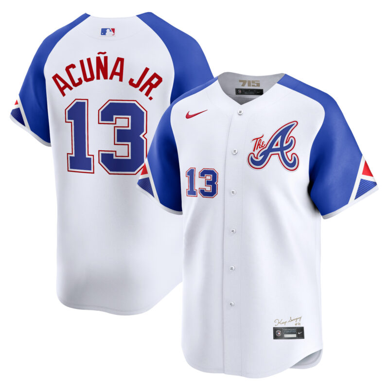 Ronald Acu?a Jr. Atlanta Braves Nike City Connect Limited Player Jersey - White