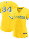 David Ortiz Boston Red Sox Nike Women's City Connect Replica Player Jersey - Gold
