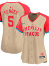 Corey Seager American League Nike Women's 2024 MLB All-Star Game Limited Player Jersey - Cream