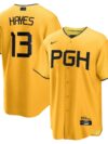 Ke'Bryan Hayes Pittsburgh Pirates Nike City Connect Replica Player Jersey - Gold