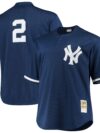 Derek Jeter New York Yankees Mitchell & Ness Big & Tall Batting Practice Replica Player Jersey - Navy