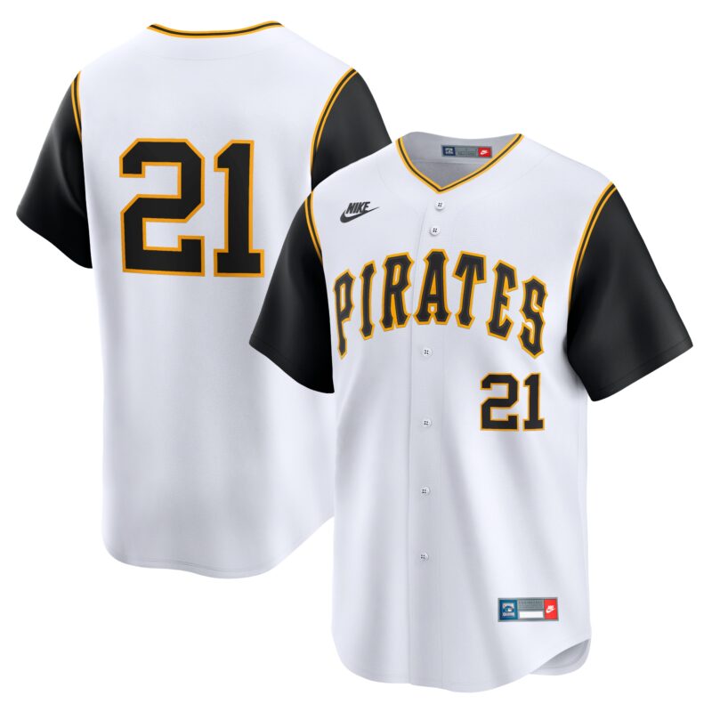 Roberto Clemente Pittsburgh Pirates Nike Throwback Cooperstown Limited Jersey - White