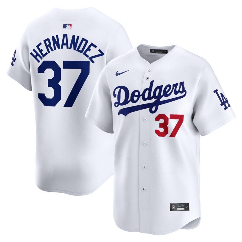 Teoscar Hern?ndez Los Angeles Dodgers Nike Home Limited Player Jersey?? White