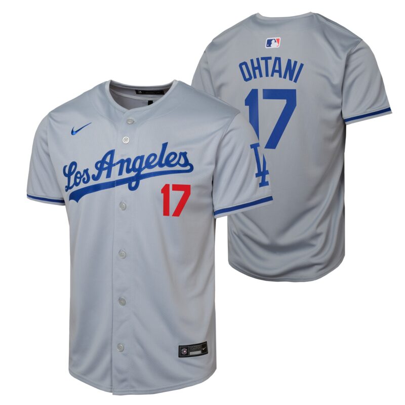 Shohei Ohtani Los Angeles Dodgers Nike Youth Road Limited Jersey?? Gray