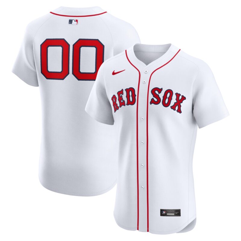 Boston Red Sox Nike Home Elite Custom Jersey - White