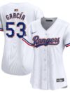 Adolis Garcia Texas Rangers Nike Women's 2024 Gold Collection Limited Player Jersey?? White